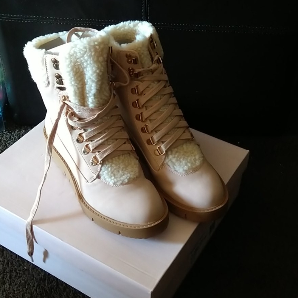 Pink boots